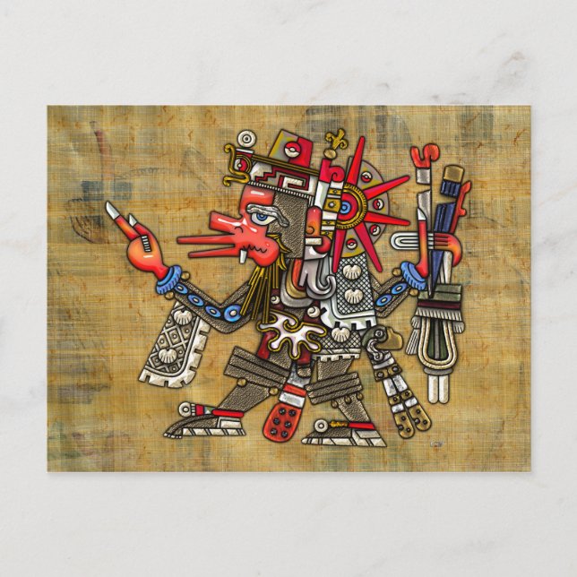 Quetzalcoatl Postcard (Front)