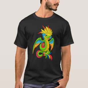 Quetzalcoatl Snake Aztec God Mythology Ancient May T-Shirt