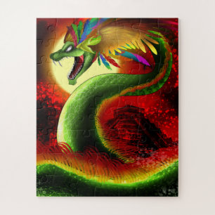 Quetzalcoatl the Aztec God Jigsaw Puzzle