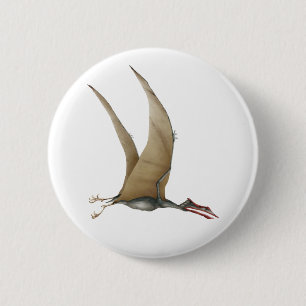 Quetzalcoatlus 6 Cm Round Badge