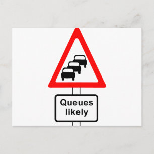 Queues Likely Symbol Postcard