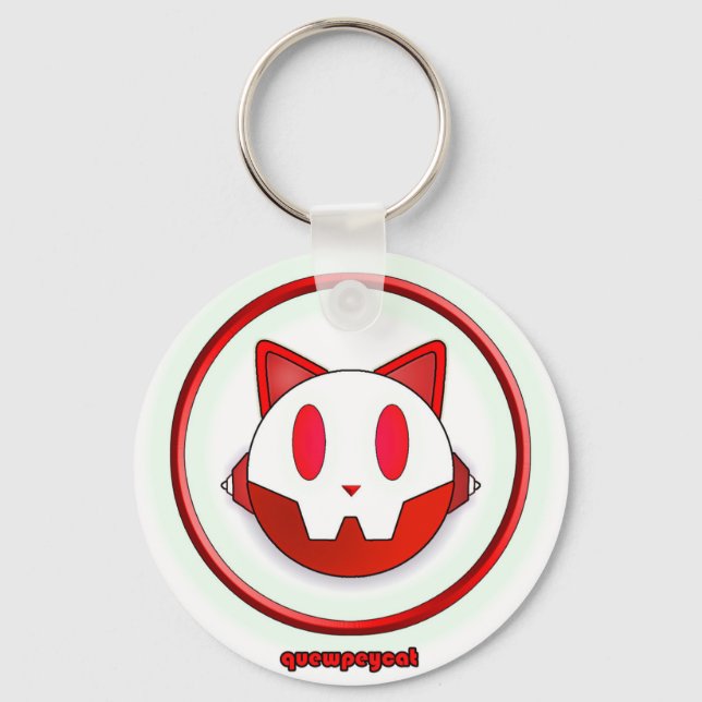 QUEWPEYCAT - GET READY! KEY RING (Front)
