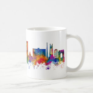 Quezon City Philippines Skyline Coffee Mug