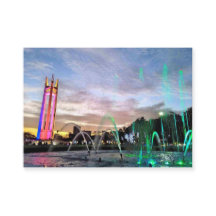 Quezon Memorial Circle Park Quezon City at Night F