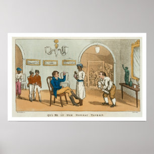 Qui Hi in the Bombay Tavern, from 'The Grand Maste Poster