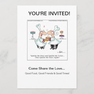 QUICHE ME! Invitations by April McCallum