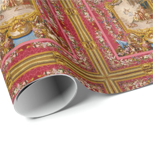 Quichotte Baroque Old World II  Glossy Wrapping Paper (Roll Corner)