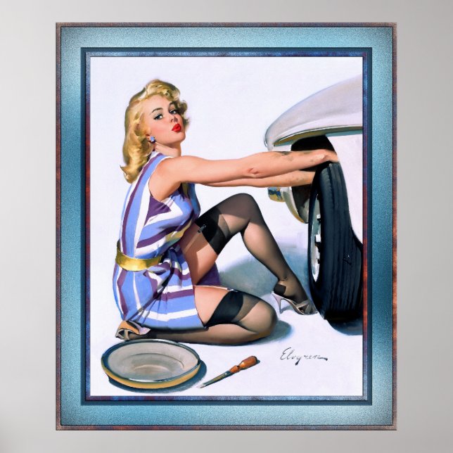 Quick Change by Gil Elvgren Poster (Front)