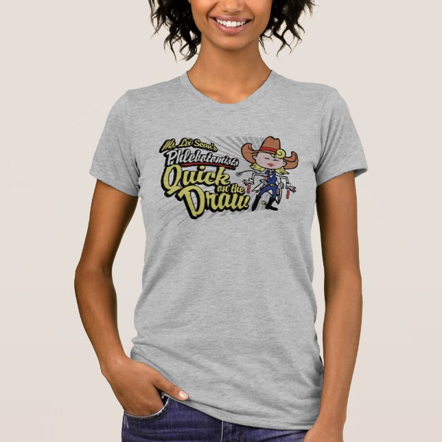 Quick Draw Cowgirl T-Shirt (Front)
