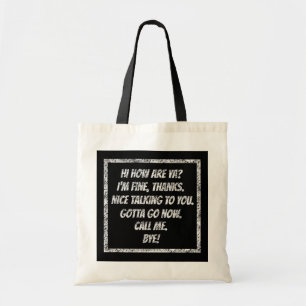 Quick Greetings Tote Bag