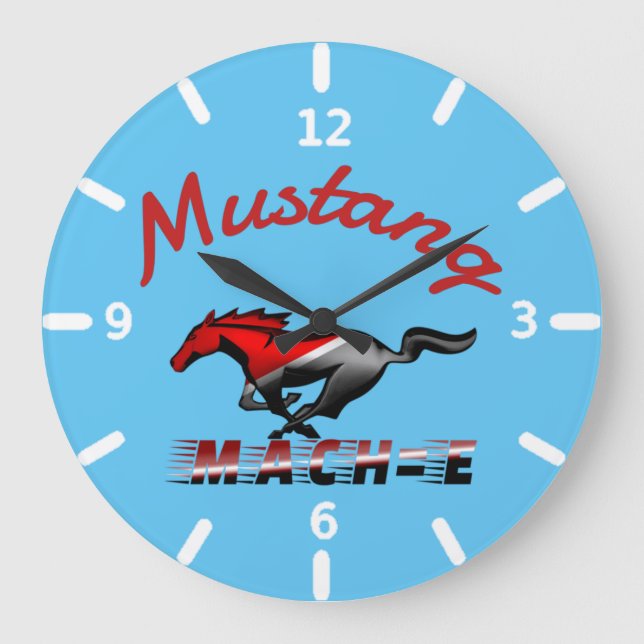 Quick Horse Large Clock (Front)