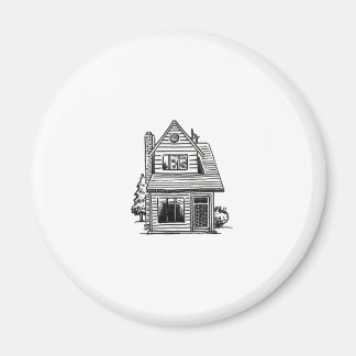 quick sketch little house 1 magnet
