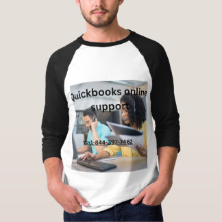 Quickbooks online payroll support +1-844-397-7462 T-Shirt