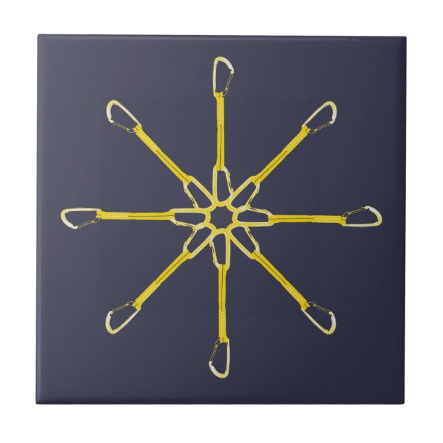 Quickdraw Flower Ceramic Tile (Front)