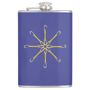 Quickdraw Flower Hip Flask