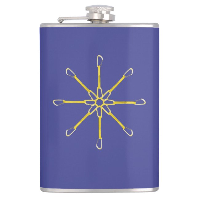 Quickdraw Flower Hip Flask (Front)
