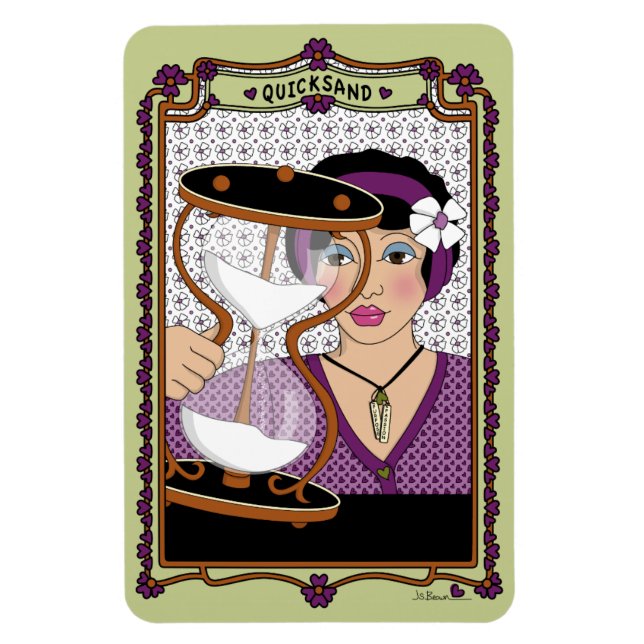 Quicksand_A_4x6 Refrigerator Magnet (Vertical)