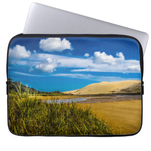 Quicksand stream near 90-Mile Beach, New Zealand Laptop Sleeve