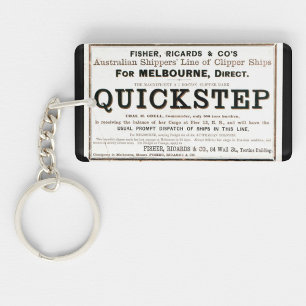 Quickstep Clipper sailing ships 1859 Key Ring