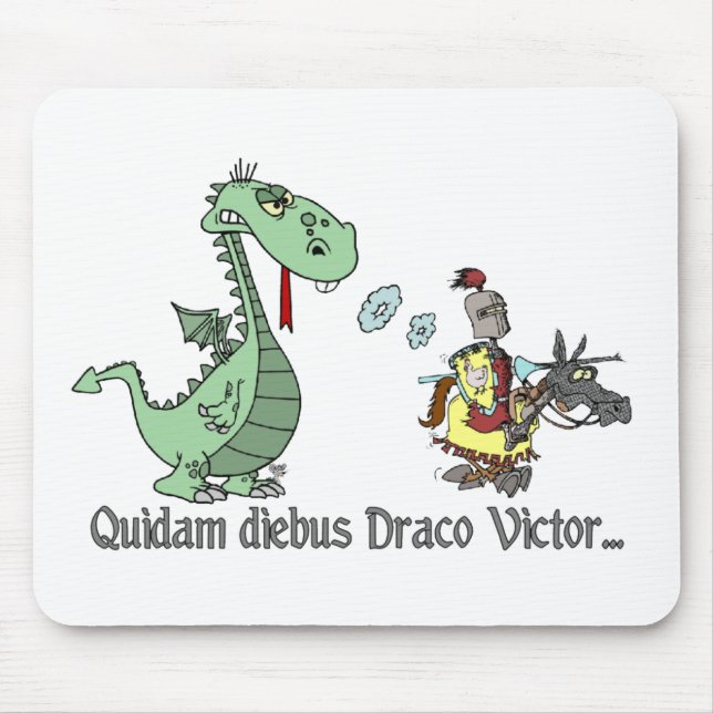 Quidam Diebus Draco Victor Mouse Pad (Front)