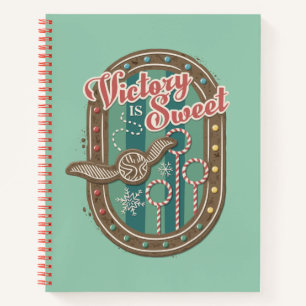 QUIDDITCH™ Victory is Sweet Holiday Cookie Graphic Notebook