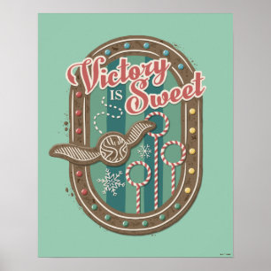 QUIDDITCH™ Victory is Sweet Holiday Cookie Graphic Poster