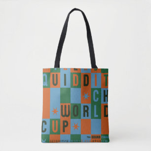 QUIDDITCH™ World Cup Chequerboard Poster Tote Bag