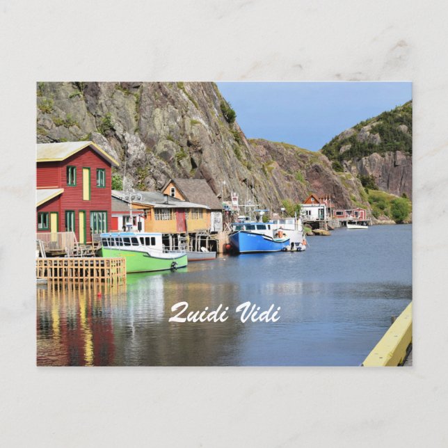 Quidi Vidi, Newfoundland and Labrador Postcard (Front)