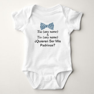 Quieren Ser Mis Padrinos Godfather Proposal Baby B Bodysuit