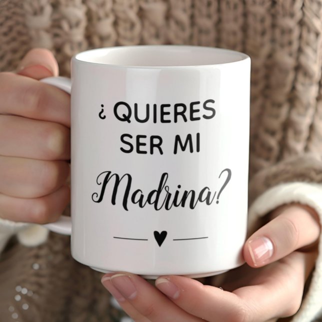 Quieres Ser Mi Madrina Godmother Proposal Coffee Mug (Creator Uploaded)