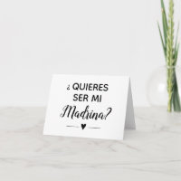 Quieres Ser Mi Madrina Godmother Proposal
