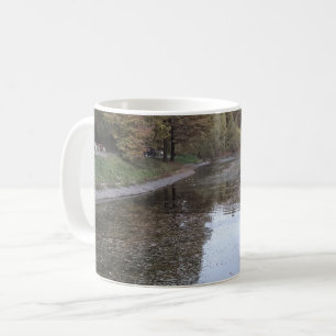 Quiet Autumn Lake – Scandinavian Edition Coffee Mug