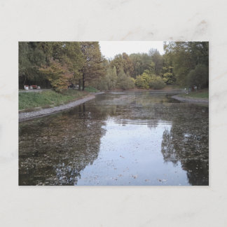 Quiet Autumn Lake – Scandinavian Edition Invitation Postcard