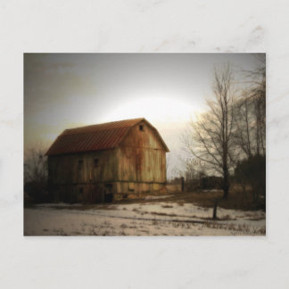 Quiet Barn Postcard