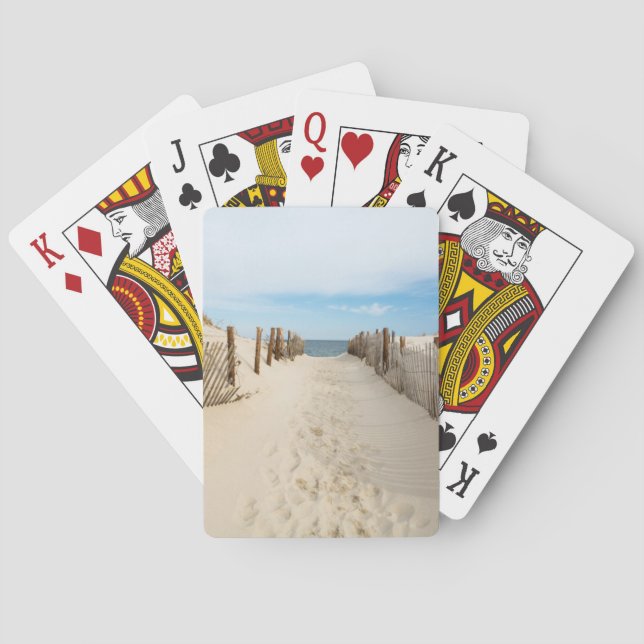 Quiet Beach Playing Cards (Back)