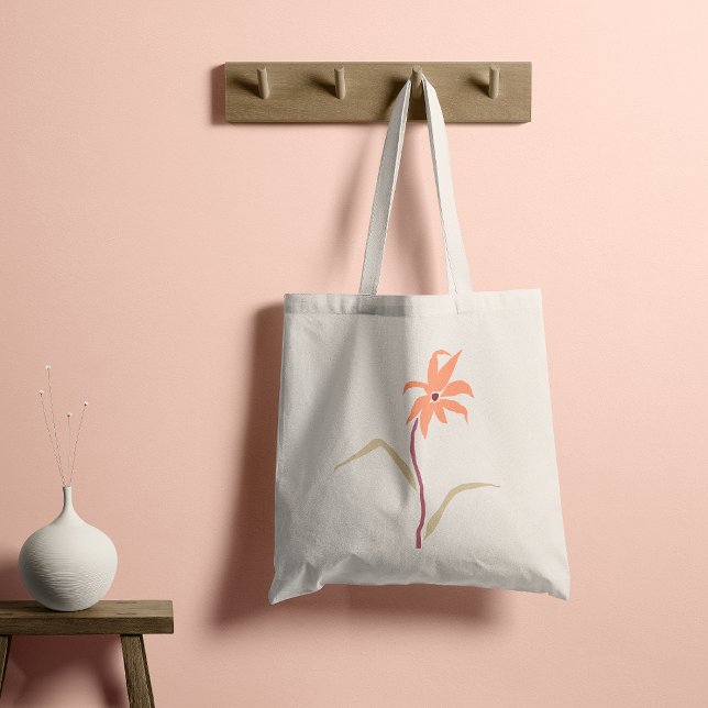 Quiet Bloom Sunset Blush Tote Bag (Creator Uploaded)