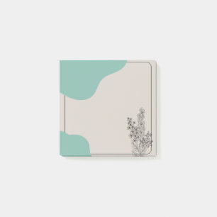 Quiet Botanicals Floral Post-it Notes