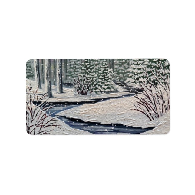 Quiet Christmas Forest Label (Front)