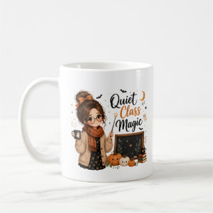 Quiet Class Magic Halloween Teacher Coffee Mug