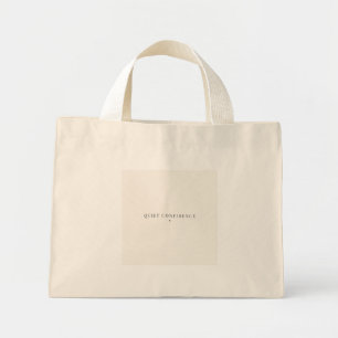 Quiet Confidence Minimalist Tote Bag