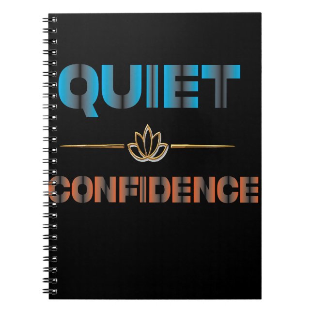 Quiet Confidence Notebook (Front)