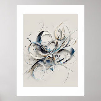 Quiet Confluence of Lines Poster