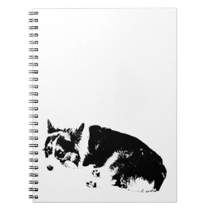Quiet Corgi Thoughts Notebook