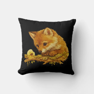 Quiet Curiosity Storybook Animal Accent Cushion