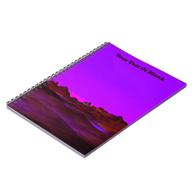 Quiet Desert Evening Notebook (Left Side)