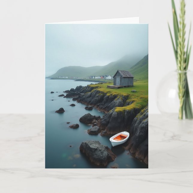Quiet Fathers Day Harbour Card (Front)