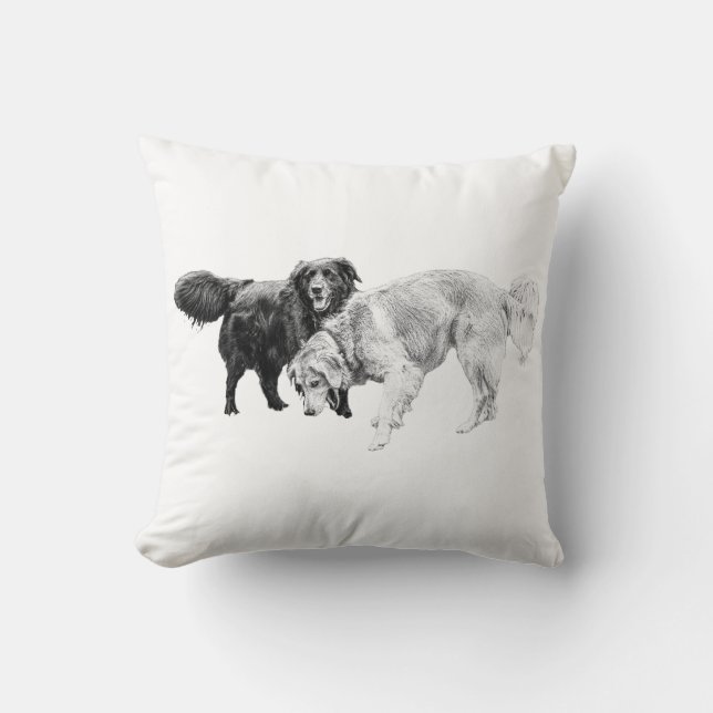 Quiet Friends, Cosy Nights Cushion (Front)