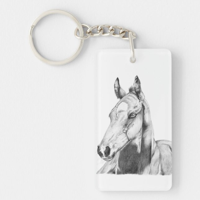 Quiet Gaze Key Ring (Front)