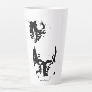Quiet Gaze, Soft Whiskers Latte Mug