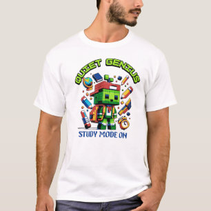 Quiet Genius Study Mode On for Back to school T-Shirt